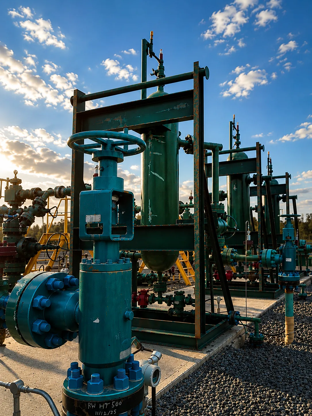 Cactus Flow valves staged in the field
