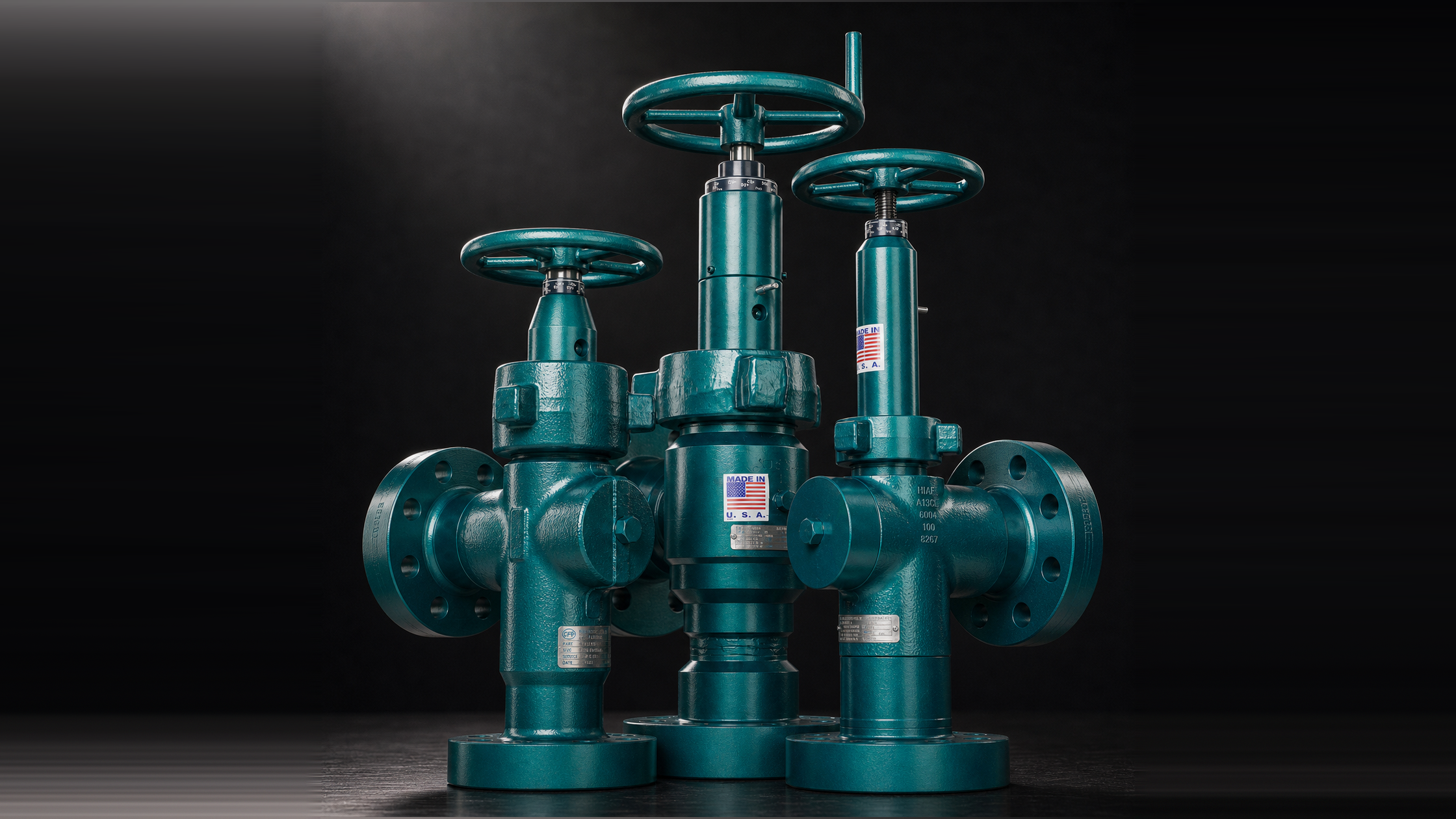 Three Cactus Flow choke valves